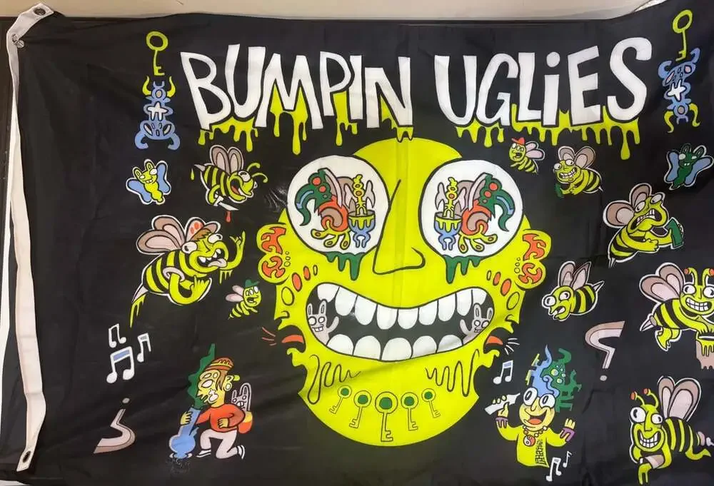 Bumping uglies BUZZ flag